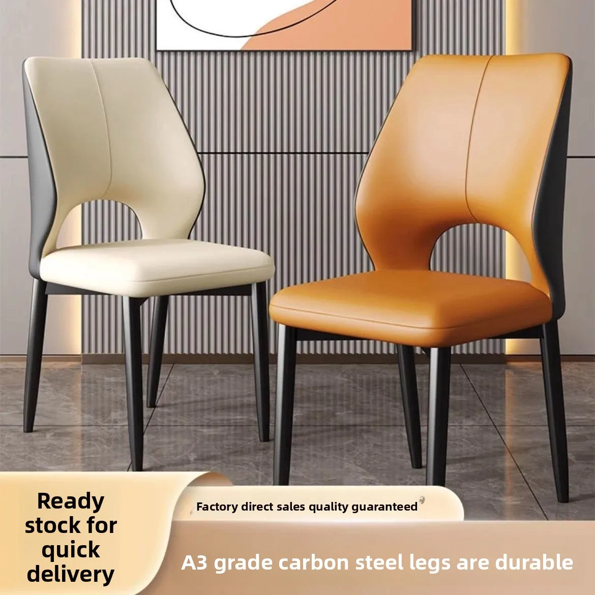 Arvello - Comfortabele Eetkamerstoel Met Rugleuning - Image 8