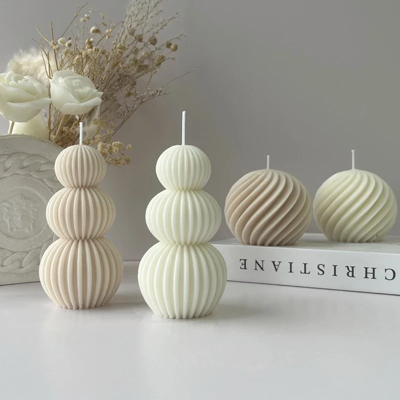Auralithis - Creatieve Geometrische Geurkaars Golfbal Design Decoratie - Image 5