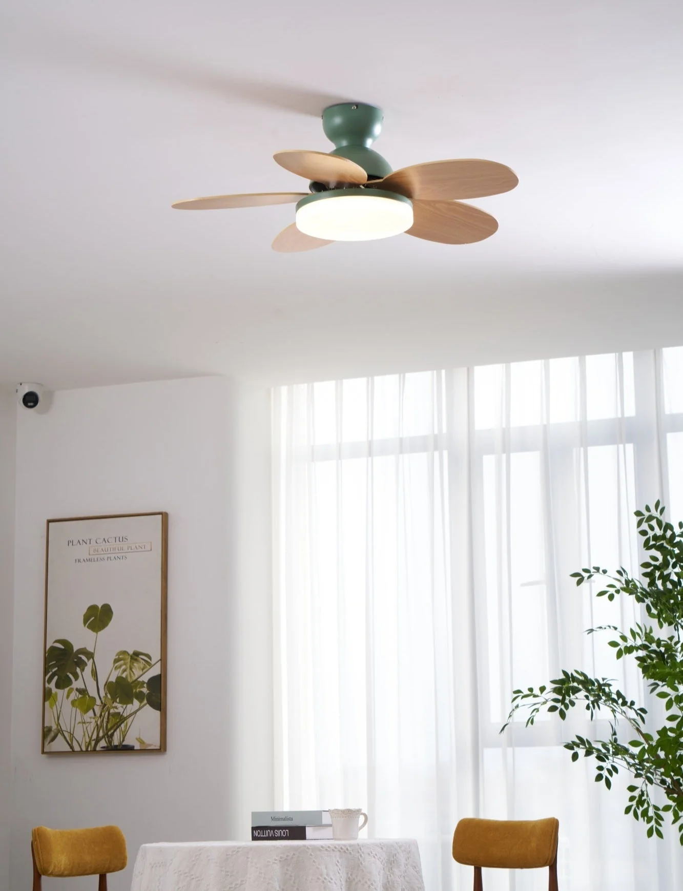 Aurelium – Moderne Plafondventilator Met LED Verlichting En Multicolor Bladen - Image 29