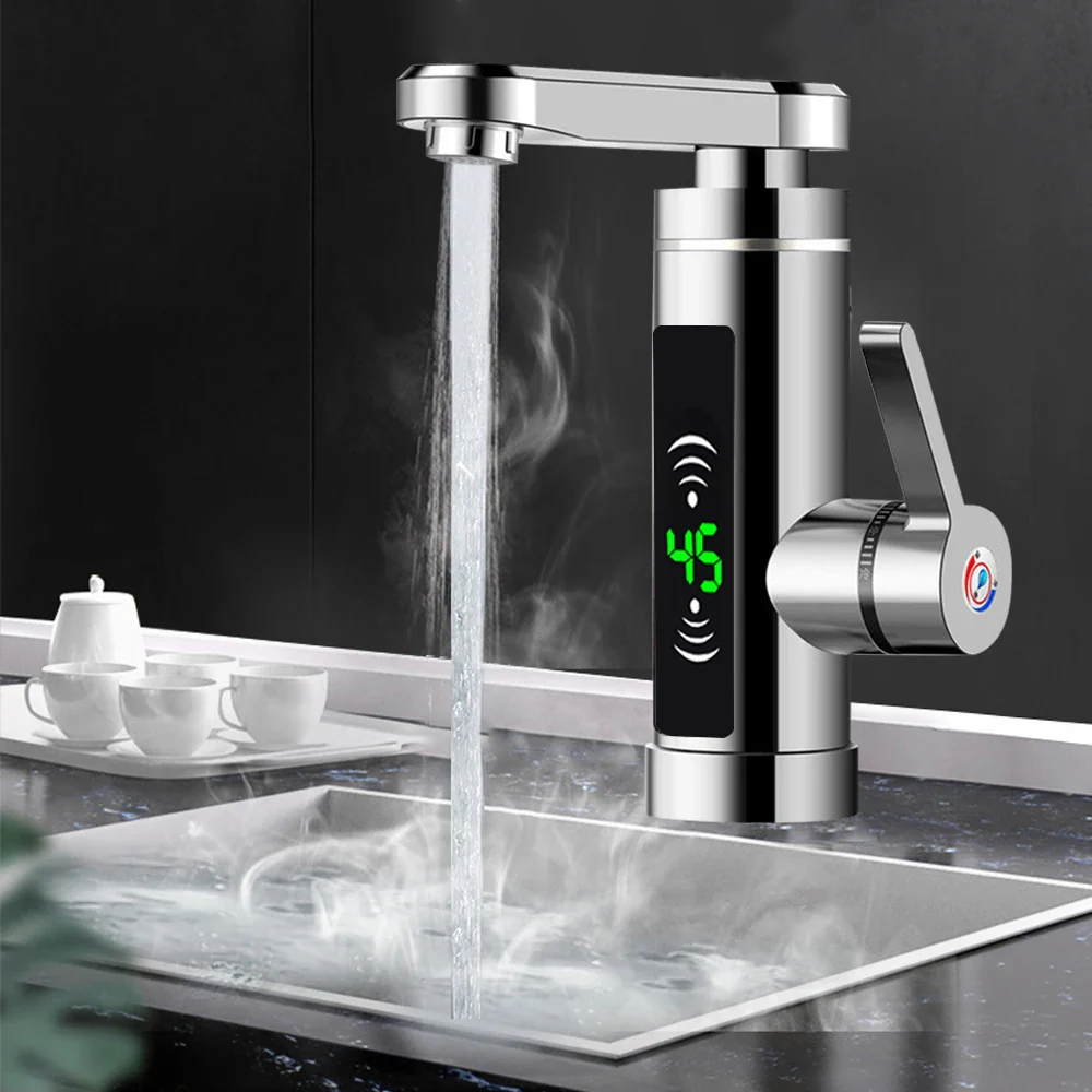Brisenna - Keukenkraan met Directe Verwarming en 360° Draaibare Uitloop 3000W - Image 5