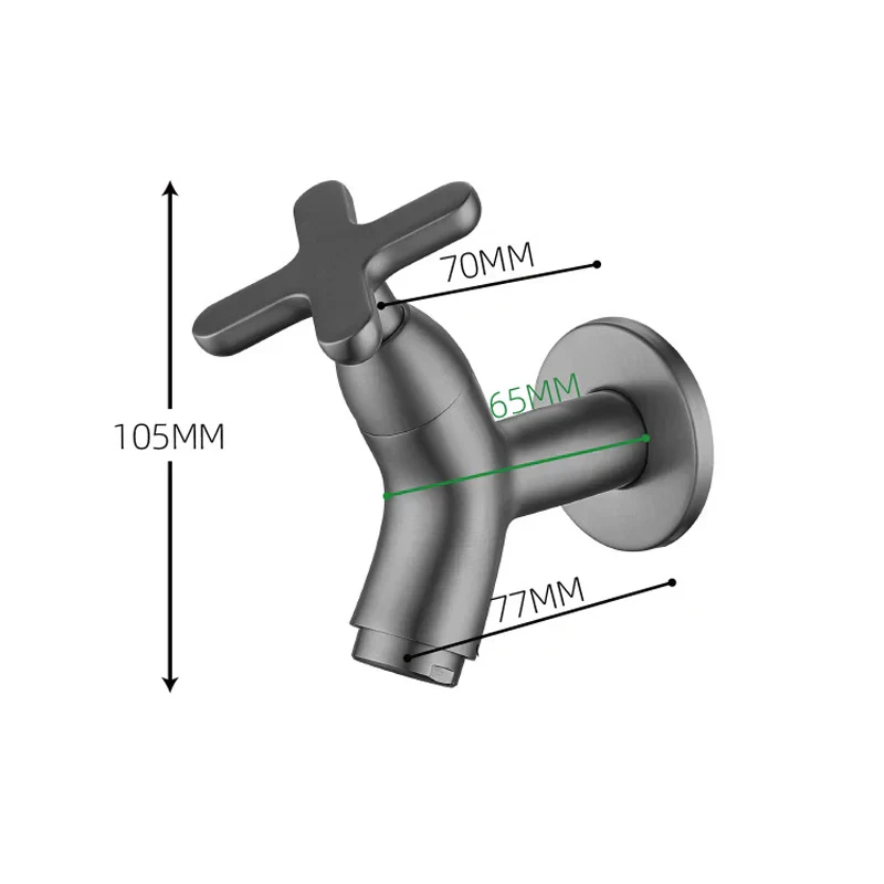 Calviero – Wandkraan Koudwater Messing - Image 10