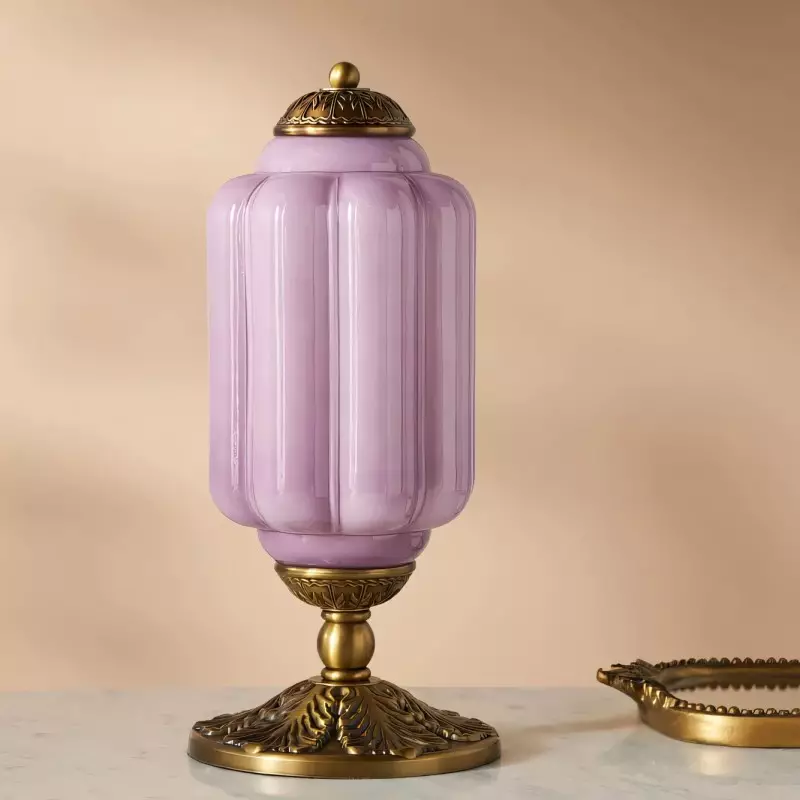 Cavelisse – Retro Glazen Tafellamp - Image 15