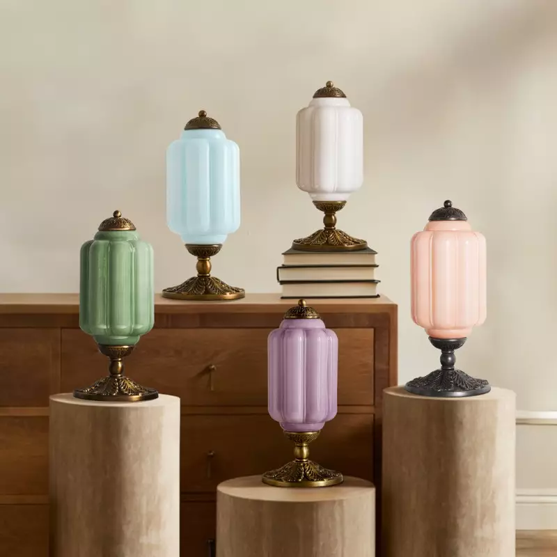 Cavelisse – Retro Glazen Tafellamp - Image 19