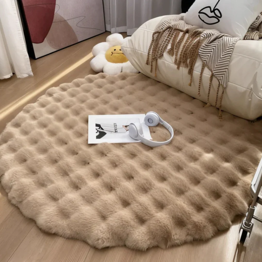 Cush - Rond Vloerkleed 90x90 Fleece - Image 5