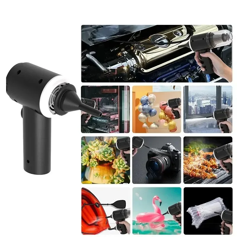 Cyrano – Draadloze Mini Stofzuiger met USB-Oplaadfunctie - Image 3