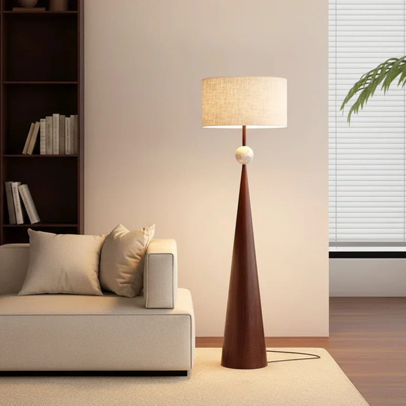 Dixora – Japandi Vloerlamp Met Taps Design - Image 11