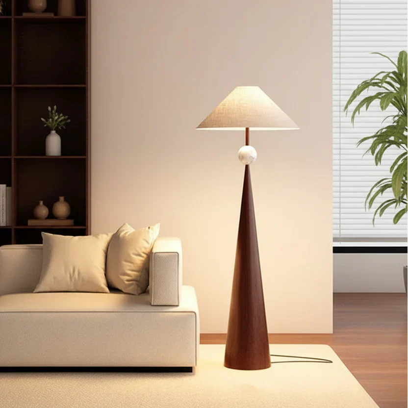 Dixora – Japandi Vloerlamp Met Taps Design - Image 7