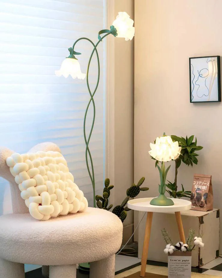 Fiorielle – Elegante Bloem Vloerlamp - Image 5