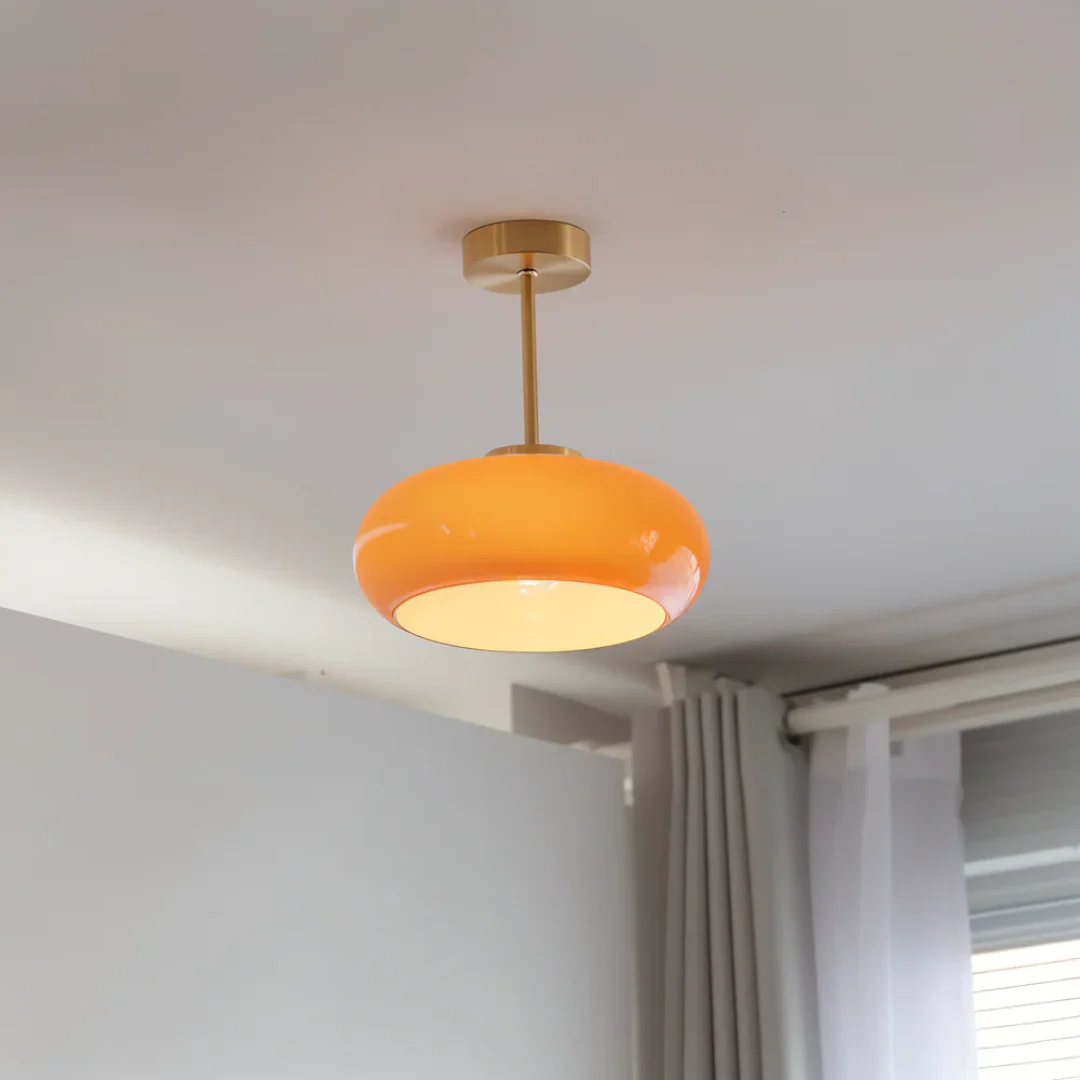 Flixar - Vintage Gele Plafondlamp - Image 4