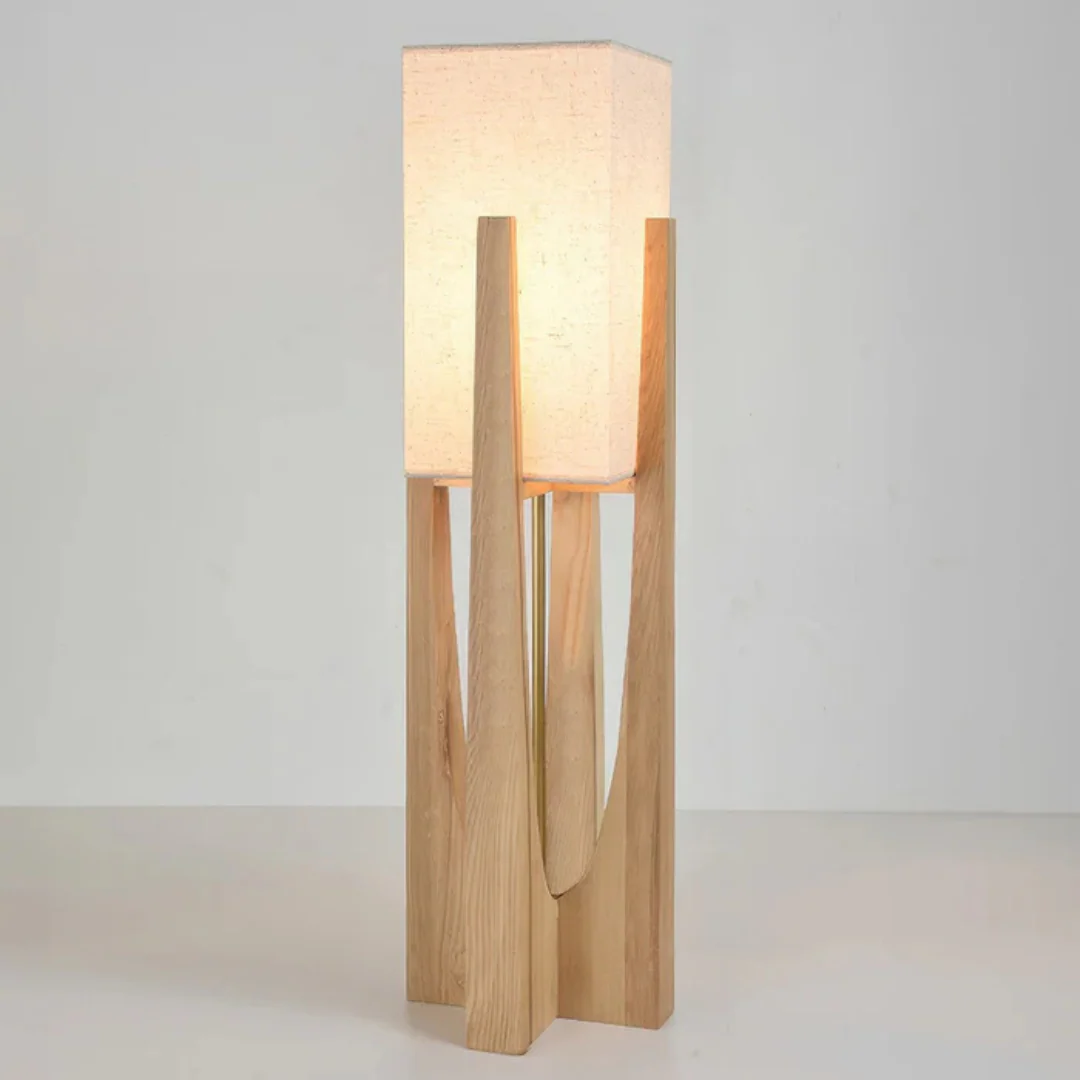 Luxora - Japanse Stijl Vloerlamp | Houten Tafellamp - Image 5