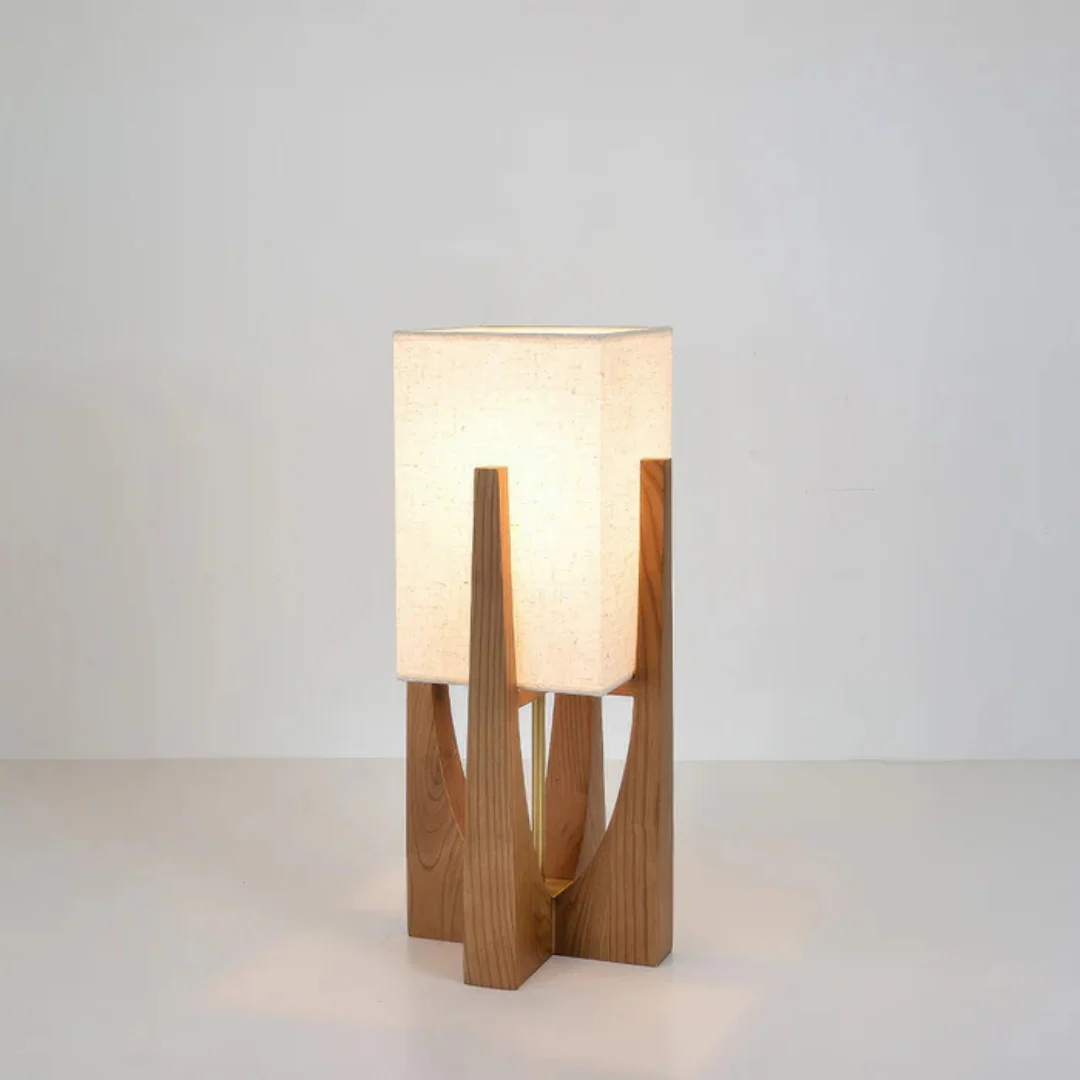 Luxora - Japanse Stijl Vloerlamp | Houten Tafellamp - Image 6