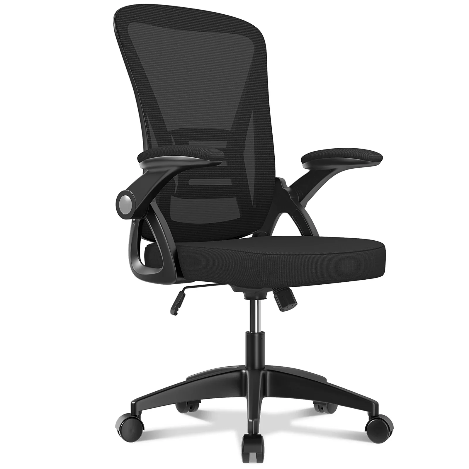 Minara - Ergonomische Bureaustoel met Inklapbare Armleuningen en Lendensteun - Image 7
