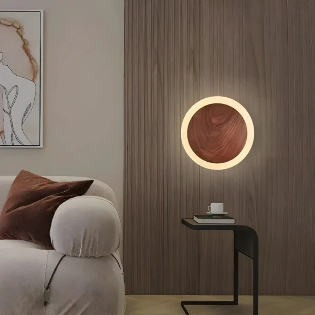 Nalo - Scandinavische Houten LED Wandlamp