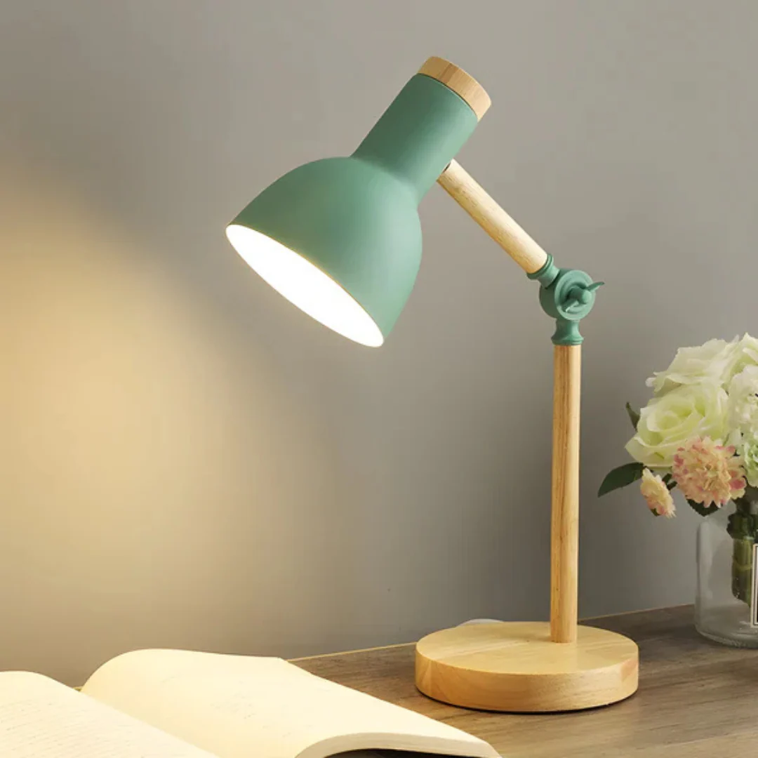 Nord - Verstelbare Macaron LED Tafellamp Uit Hout - Image 4