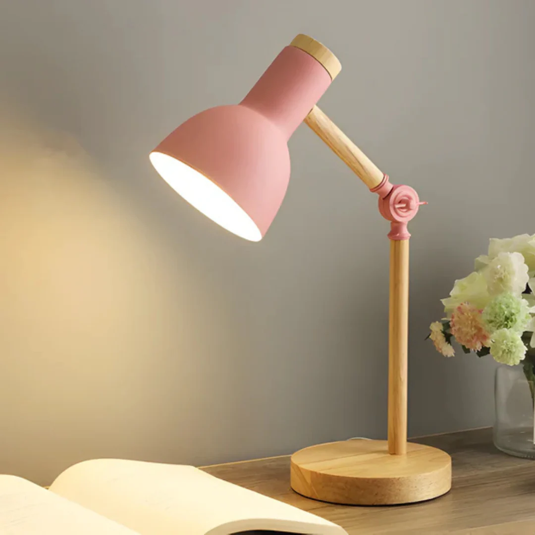 Nord - Verstelbare Macaron LED Tafellamp Uit Hout - Image 5