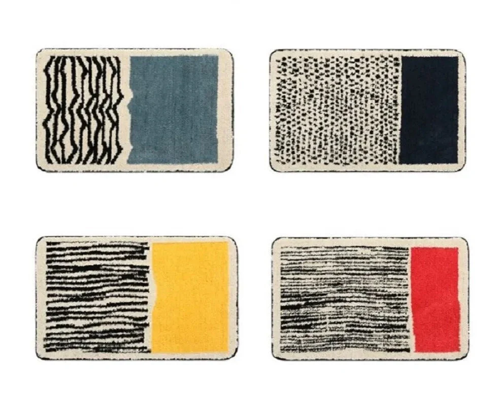 NordicFlow – Luxe Handgemaakte Badmat met Abstract Design voor Stijlvolle Badkamers - Image 13