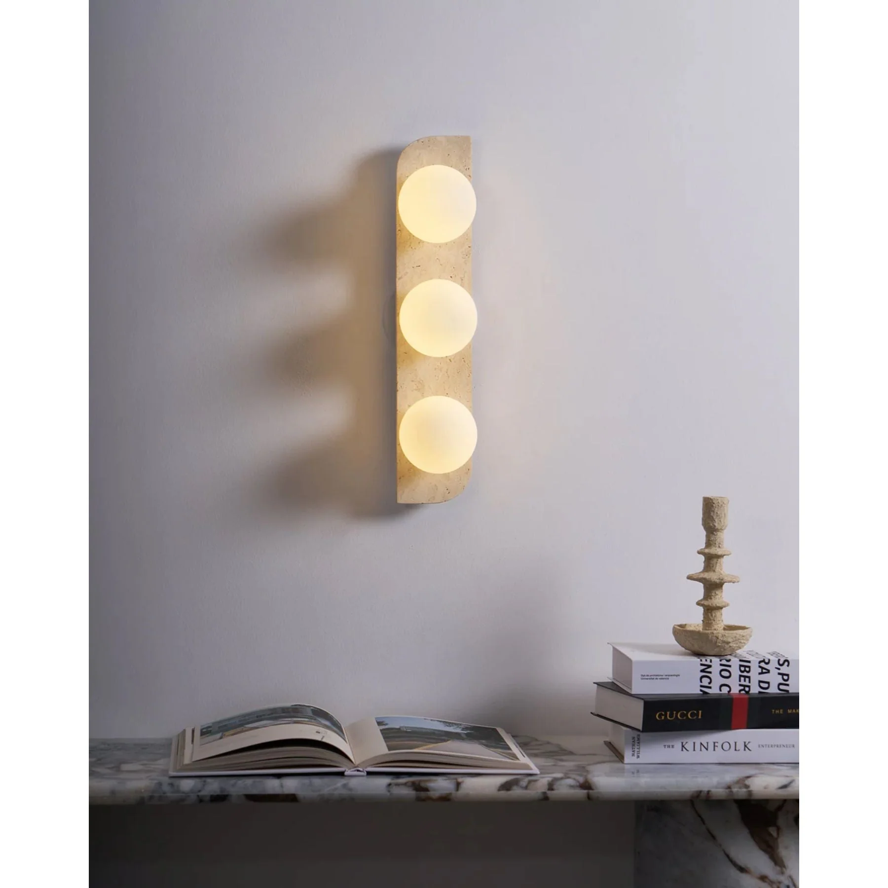 Pelluno – Travertin Wandlamp - Image 11