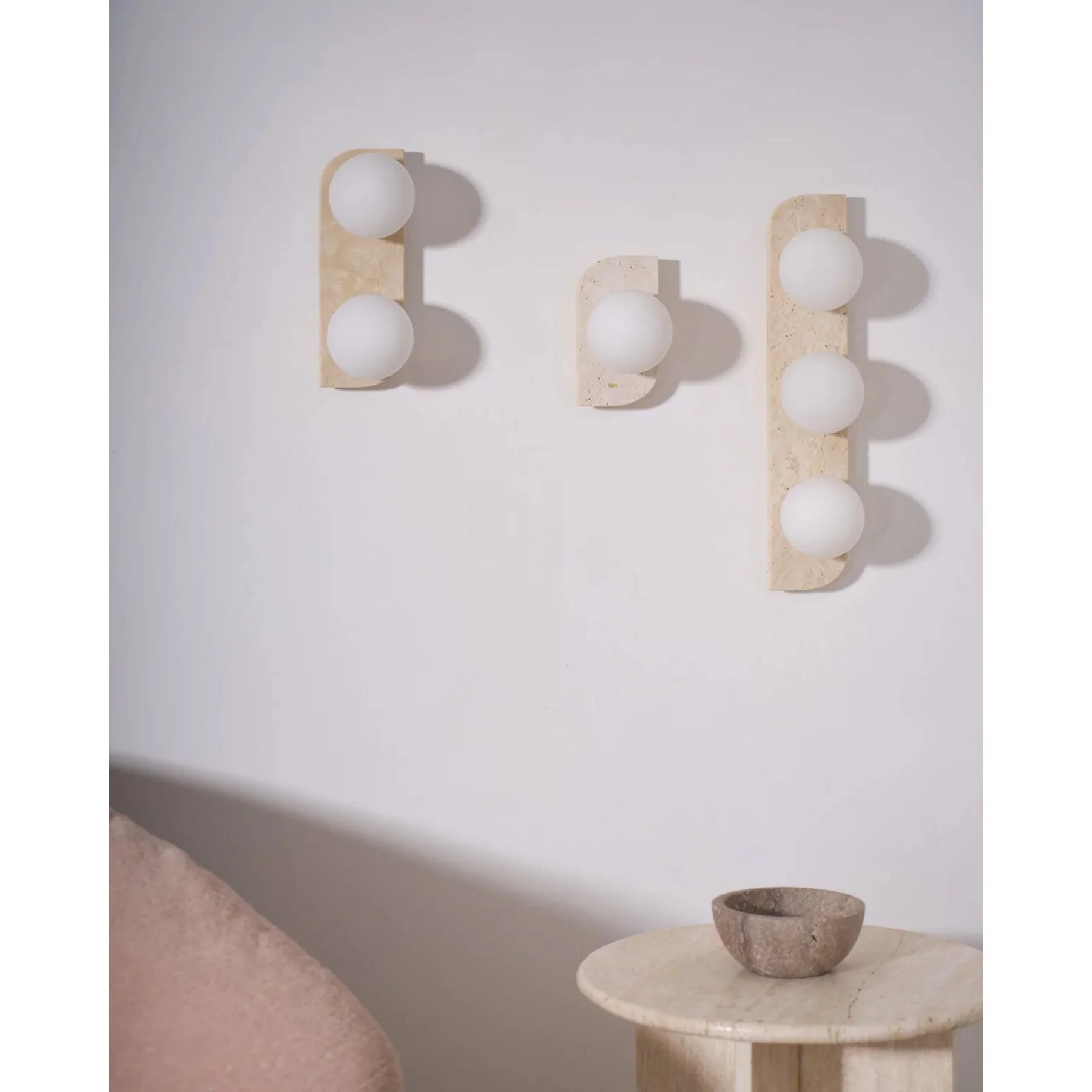 Pelluno – Travertin Wandlamp - Image 16