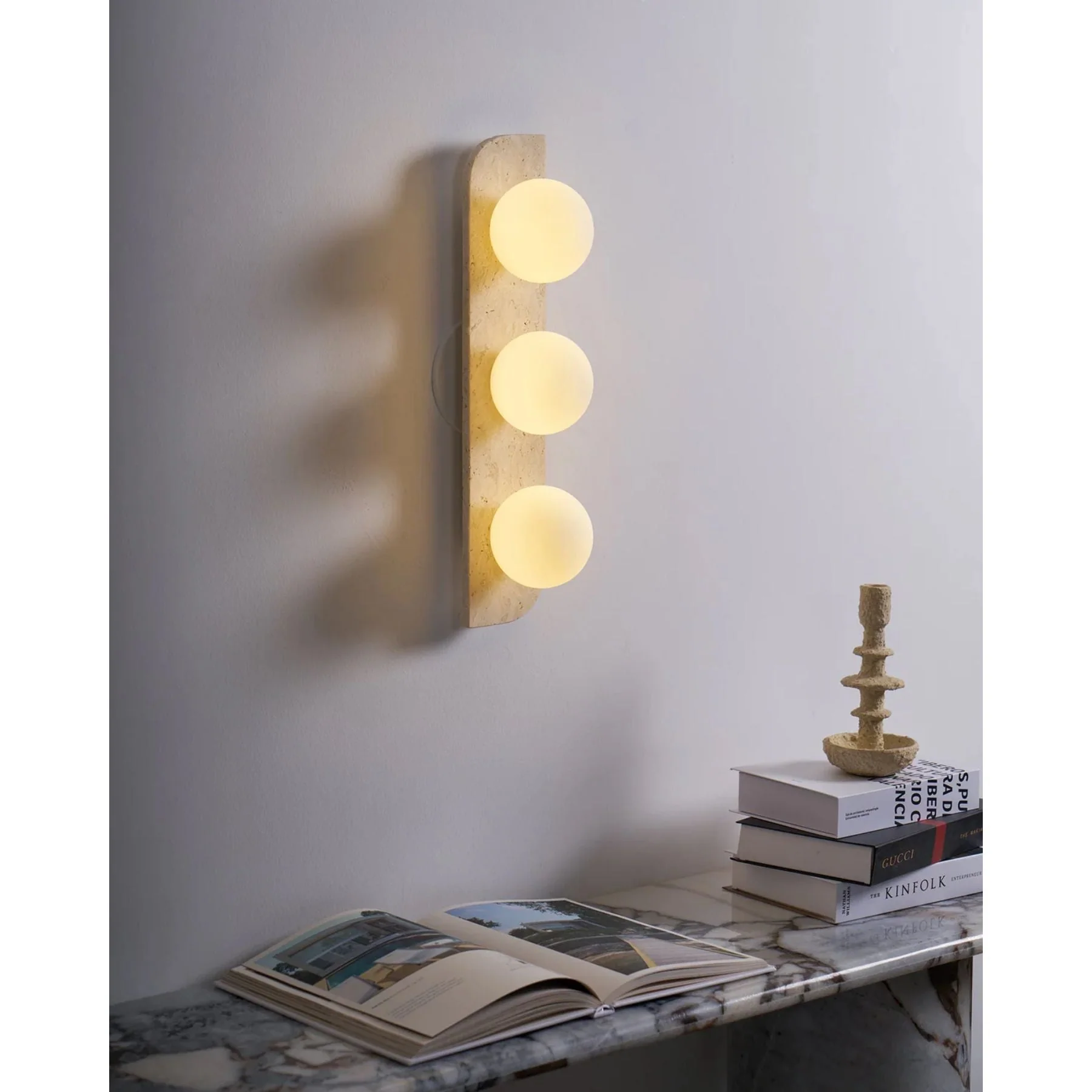 Pelluno – Travertin Wandlamp - Image 18