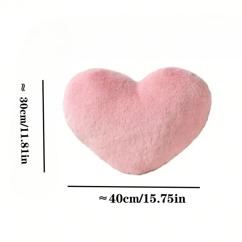 Roselinde – Roze Hart Sierkussen 30x40CM - Image 8