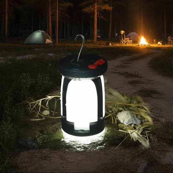 Solvyr - Moderne Cilindrische Solar LED Camping Lantaarn