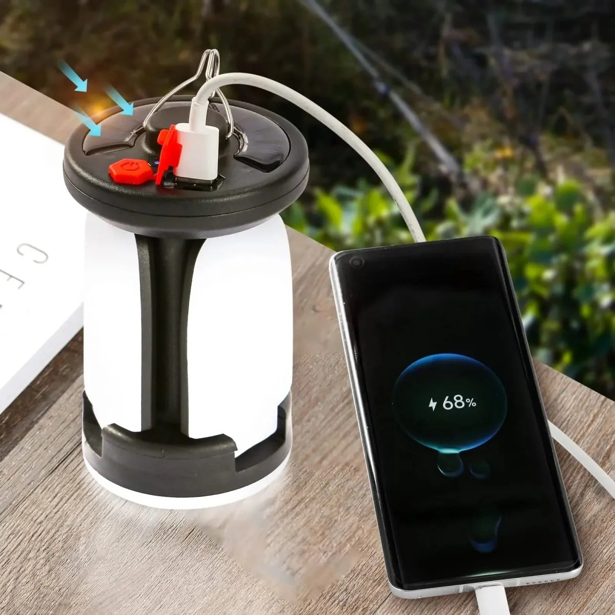 Solvyr - Moderne Cilindrische Solar LED Camping Lantaarn - Image 6