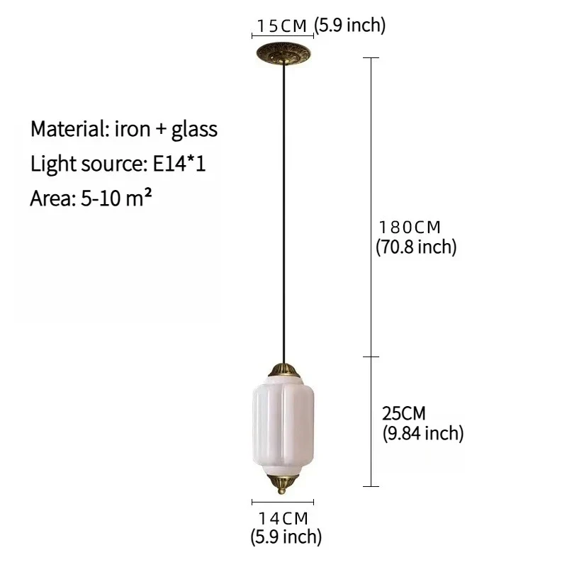 Sorayan - Vintage Melkglas Hanglamp Messing Groen - Image 8