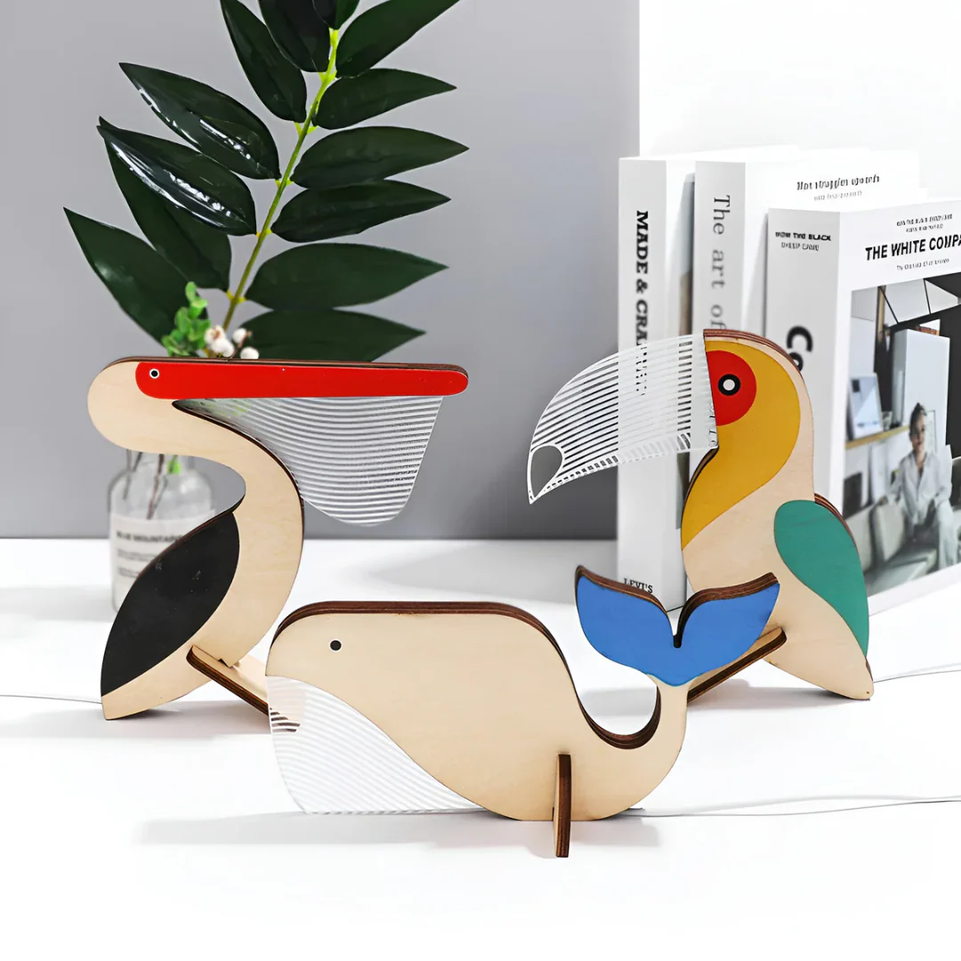 Telyx - Houten LED Tafellamp