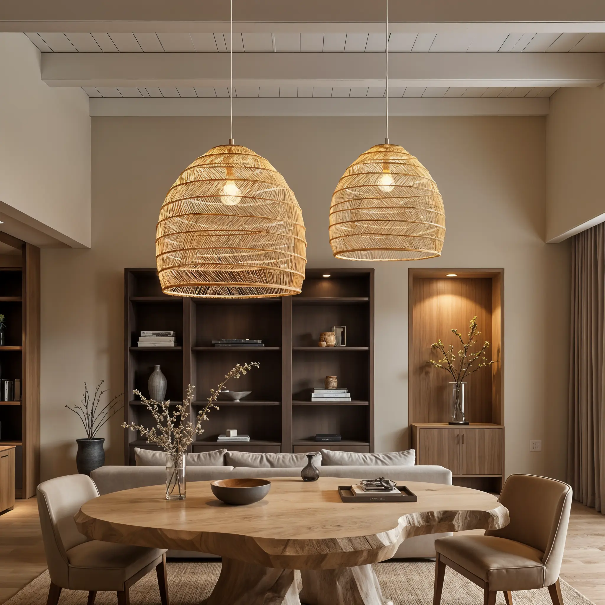 Themis - Naturel Vlechtwerk Hanglamp - Image 4