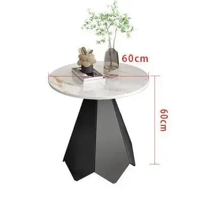 Valdaro - Moderne Ronde Marmeren Salontafel - Image 4