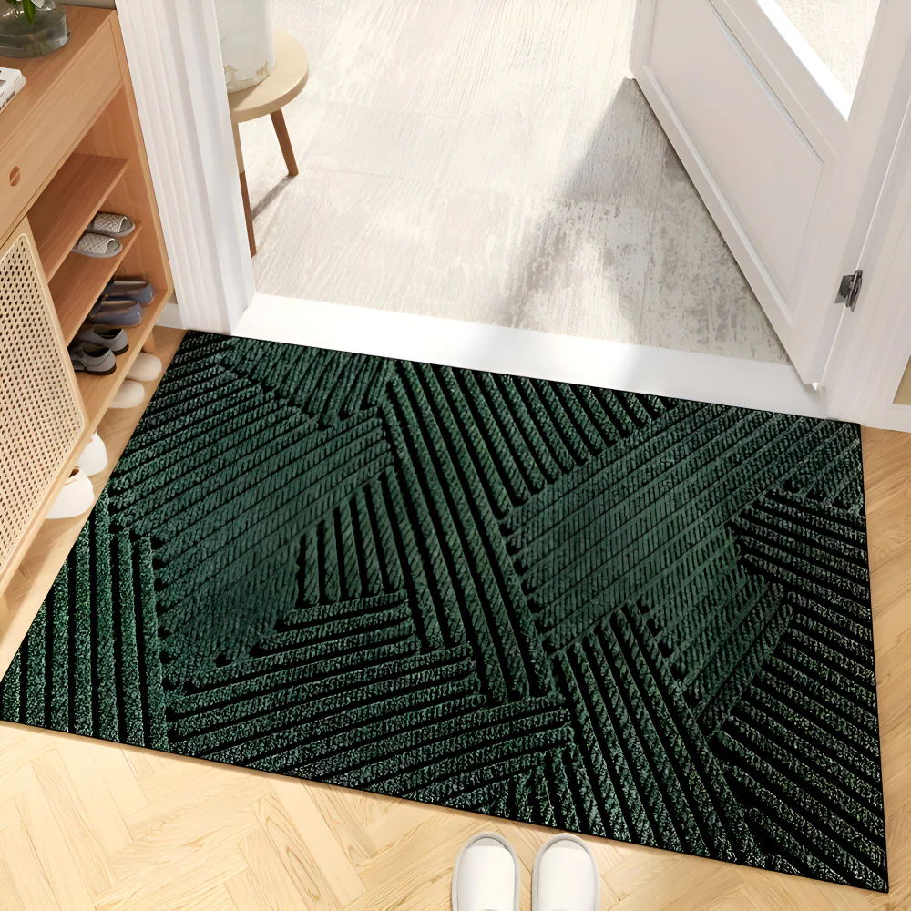 Velione - Rechthoekige PVC Antislip Deurmat met Geometrisch Patroon - Image 5