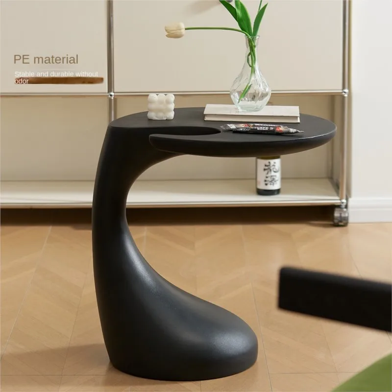 Velmoro - Luxe Minimalistische Zwarte Bijzettafel Met Plank - Image 19
