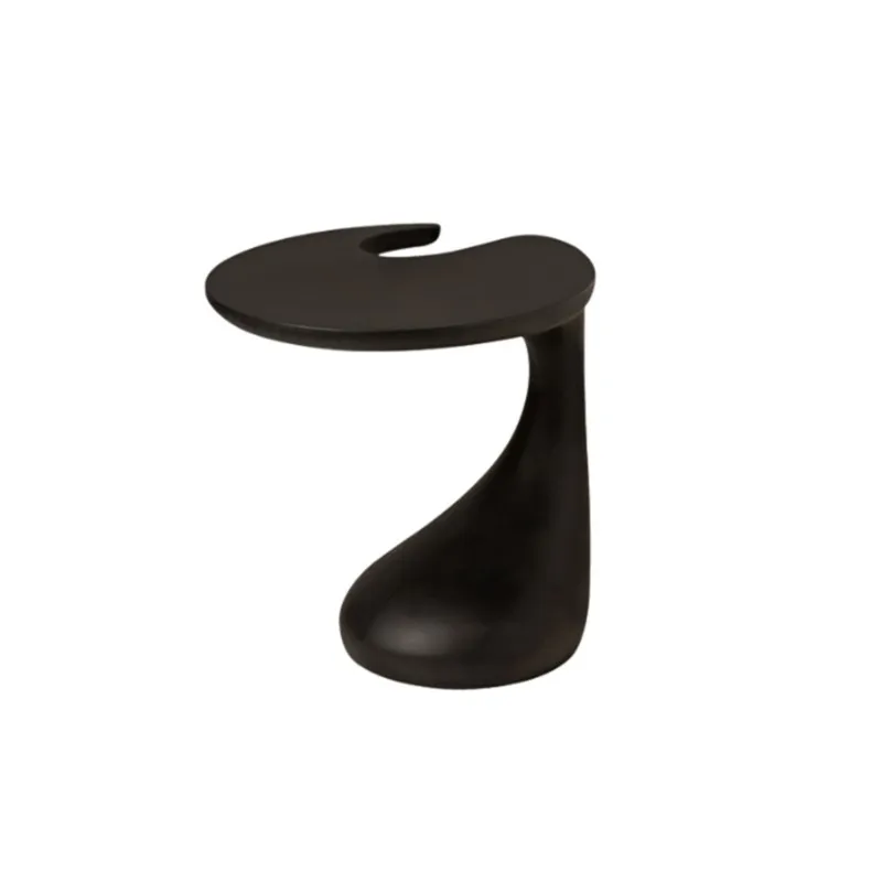 Velmoro - Luxe Minimalistische Zwarte Bijzettafel Met Plank - Image 22