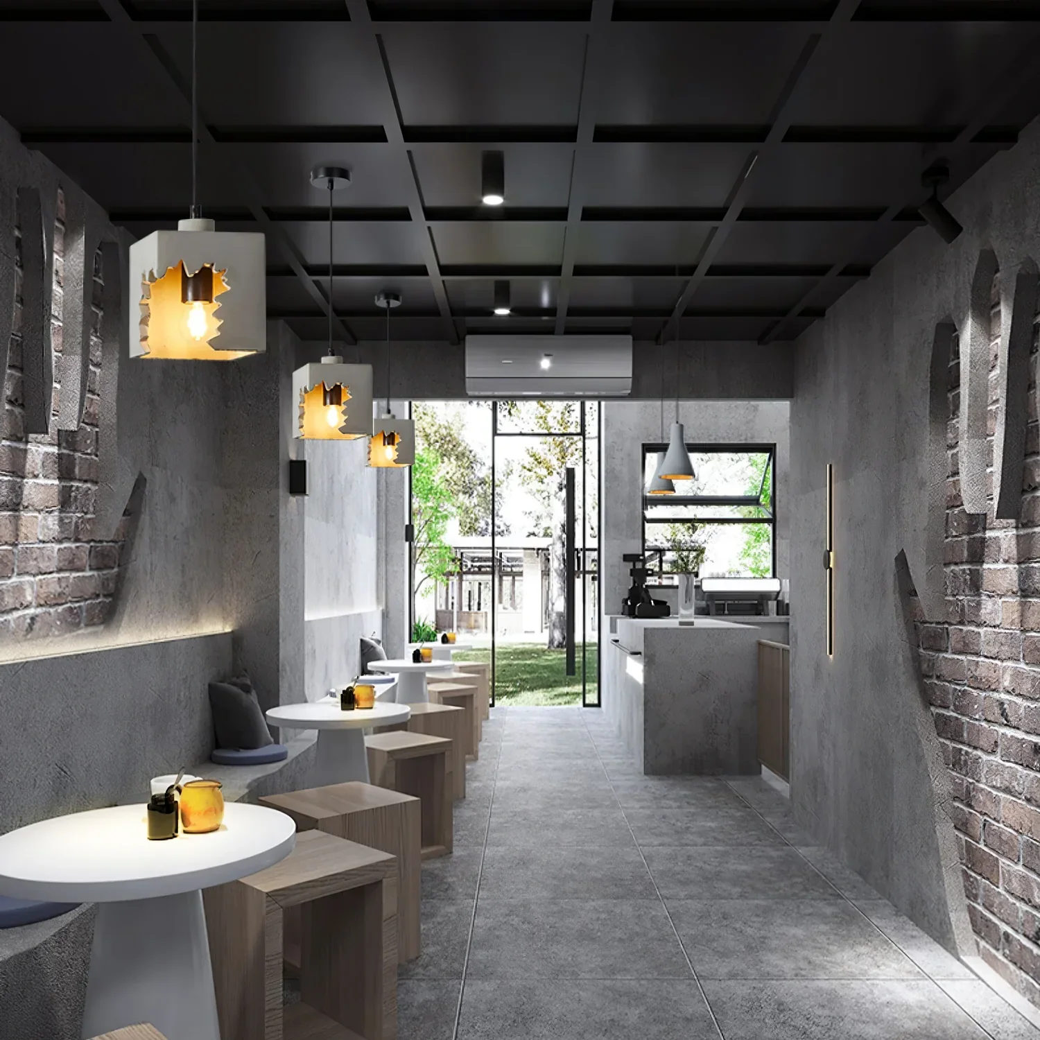 Virrelon - Scandinavische betonnen hanglamp - Image 6